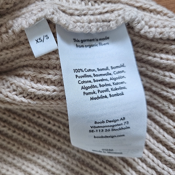 Organic cotton Boob Design Nursing Sweater - Picture 4 of 4